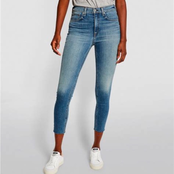 Rag & Bone Nina High-Rise Ankle Skinny Jeans - Picture 1 of 13